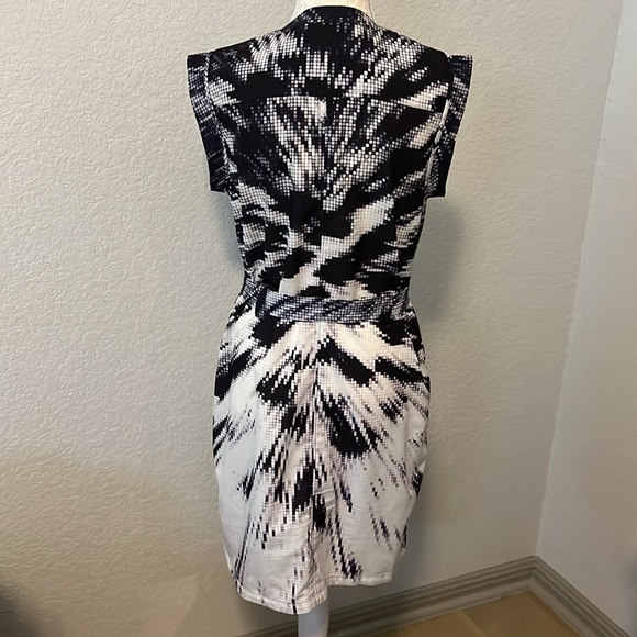 Calvin Klein Belted Shirt Dress S/M sleeveless, 2 front and 2 side pocket - Picture 2 of 8